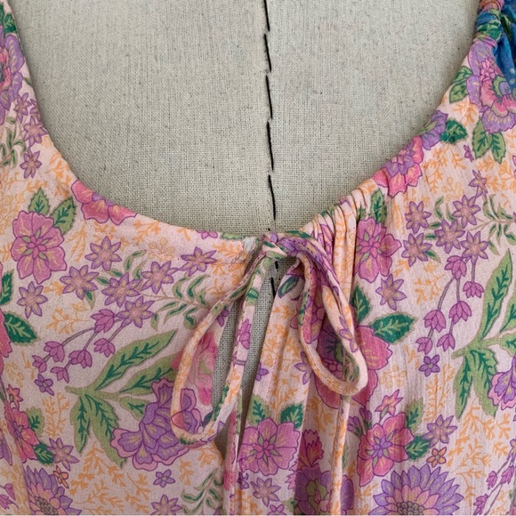 Spell & The Gypsy Collective Juniper Tiered Floral Dress Small - Picture 11 of 16